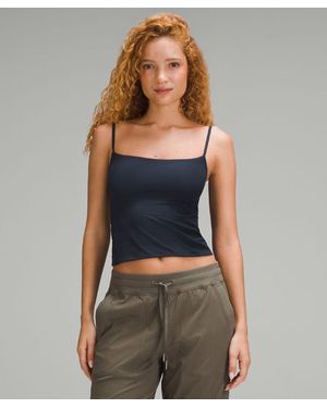 lululemon Wundermost Ultra-Soft Nulu Spaghetti-Strap Cami Tank Top - Blue