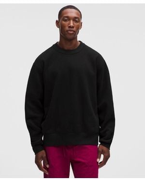 lululemon – Steady State Superloft Crew Sweatshirt – – Size Large - Black