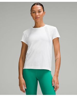 lululemon Train To Be Short-sleeve Shirt - White