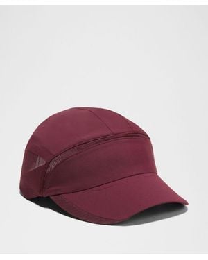 lululemon – Mesh Panelled Running Hat – Colour Burgundy/ – Size Large/Xl - Red
