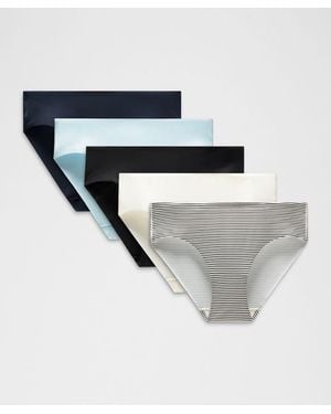lululemon – Invisiwear Mid-Rise Bikini Underwear 5 Pack – – Size Large - White