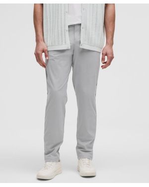 lululemon Abc Classic-fit Trousers 34"l Warpstreme - Colour Silver/grey - Size 28