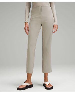 lululemon Smooth Fit Pull-on High-rise Cropped Trousers - Natural