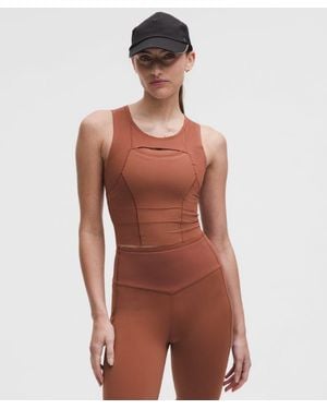 lululemon – Go Further Ice Storage Tank Top – – Size 4 - Red