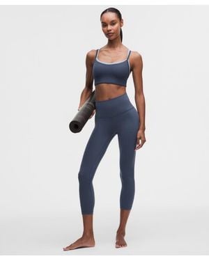 lululemon – Align High-Rise Crop Leggings – 23" – – Size 4 - Blue