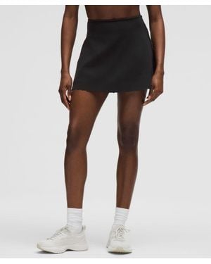 lululemon Scallop-Hem High-Rise Tennis Skirt - Black