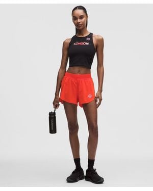lululemon – Fast And Free High-Rise Classic-Fit Split Shorts London '26 – 3" – – Size Large - Red