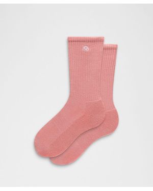 lululemon – Daily Essential Crew Socks – – Size Large - Pink