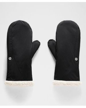 lululemon – Boucle Fleece Lined Mittens – – Size Large - Black