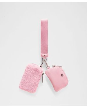 lululemon Dual Pouch Wristlet - Pink
