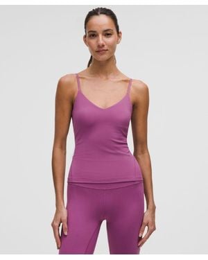 lululemon – Align Waist-Length Cami Tank Top A/B Cup – Colour Neon/ – Size 4 - Purple
