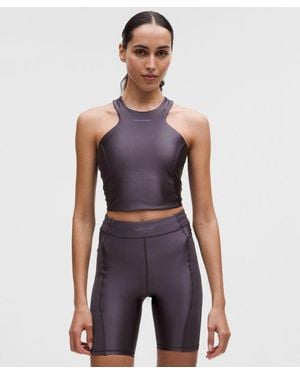 lululemon Satin Shine Tank Top Medium Support, B/C Cup - Purple