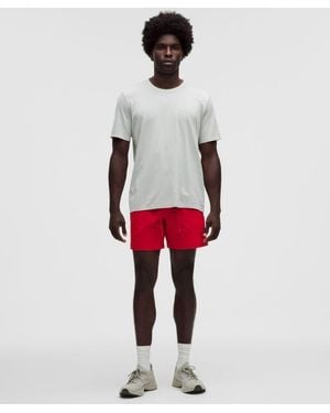 lululemon – License To Train Linerless Shorts – 7" – /Neon – Size Large - Red