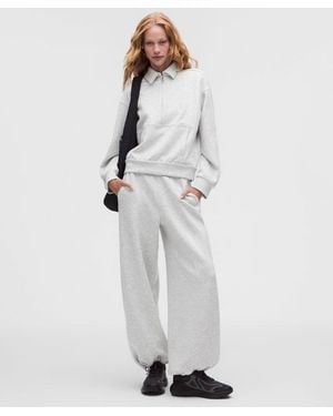 lululemon – Smooth Spacer High-Rise Wide-Leg Trousers Regular – Colour Light/ – Size Large - White
