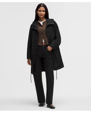 lululemon Oversized Cocoon Rain Coat - Black