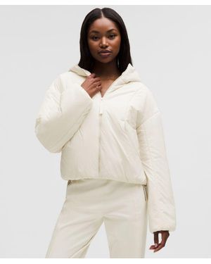 lululemon – Thermozen Insulated Hoodie – – Size Large - Natural