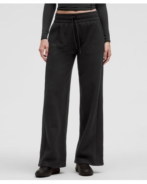 lululemon Scuba Mid-Rise Wide-Leg Pant - Black