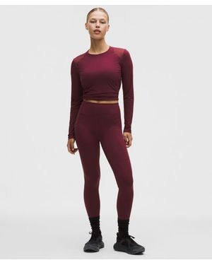 lululemon Swift Speed High-Rise Tight 25" - Red