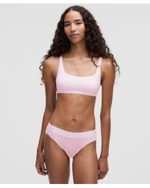 lululemon Wundermost Ultra-Soft Nulu Scoop-Neck Bralette - Brown