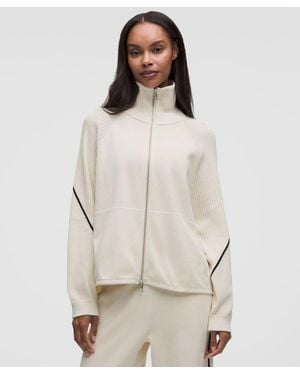 lululemon – Soft Knit Jacket – – Size Large - Natural