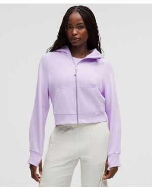 lululemon – Scuba Oversized Full-Zip Hoodie – – Size Medium/Large - Purple