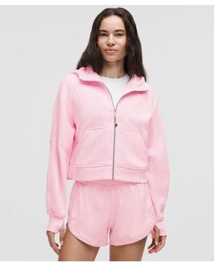 lululemon – Scuba Oversized Full-Zip Hoodie – – Size 6 - Pink