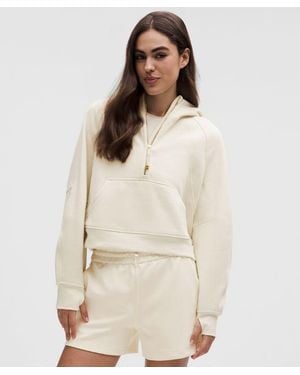 lululemon – Scuba Oversized Half-Zip Hoodie – – Size Medium/Large - Natural