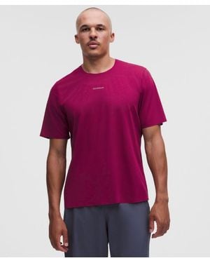 lululemon Fast And Free Short-Sleeve Shirt - Red