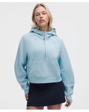 lululemon – Scuba Oversized Half-Zip Hoodie – – Size Medium/Large - Blue