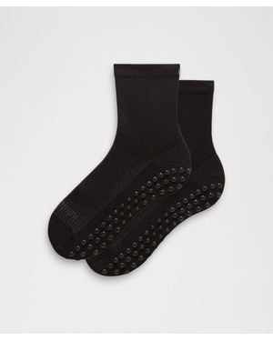 lululemon Find Your Balance Grip Quarter Socks - Black