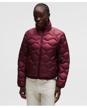 lululemon Featherweight 900-Down-Fill Quilted Jacket - Red