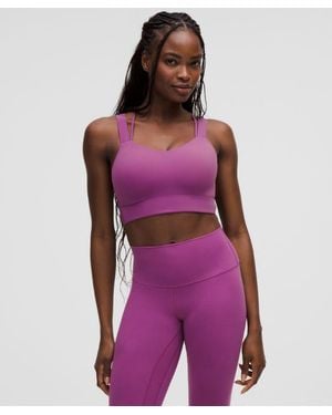lululemon Like A Cloud Longline Bra - Purple