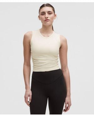 lululemon – All It Takes Ribbed Nulu Tank Top – – Size 4 - Natural
