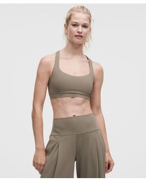 lululemon Flexyflex Strappy Yoga Bra - Brown