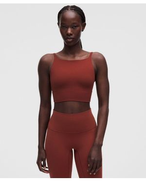 lululemon Focuser High-Neck Bra - Red