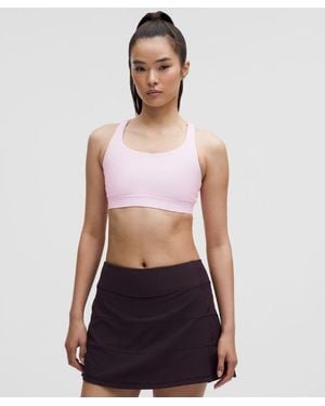 lululemon – Energy Sports Bra Medium Support, B–D Cups – – Size 14 - White