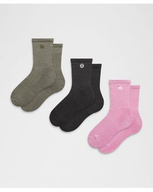 lululemon – Daily Essential Quarter Socks 3 Pack – – - Multicolour