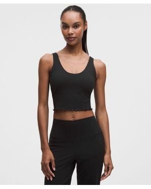 lululemon Align Lettuce-Hem Tank Top - Black