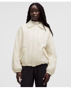 lululemon Insulated Oversized Collared Jacket - Natural