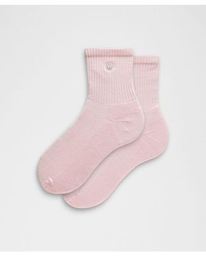 lululemon Daily Essential Quarter Socks - Pink