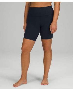 lululemon Align High-rise Shorts - 8" - Colour Blue - Size 18