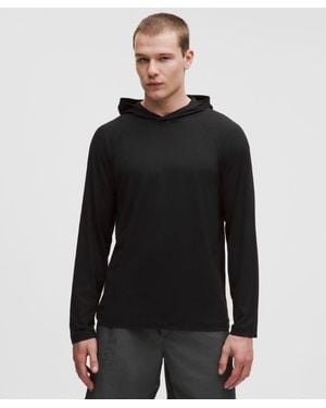 lululemon – Uv-Protective Hooded Long-Sleeve Shirt – – Size Large - Black
