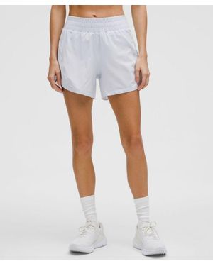 lululemon Track That High-Rise Lined Short 5" - White
