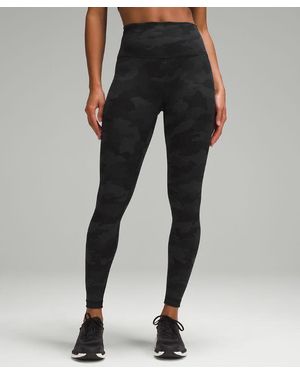 lululemon Wunder Train High-rise Tight Leggings - 28" - Colour Camo/black - Size 18