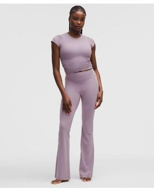 lululemon – Groove Nulu High-Rise Flared Trousers Regular – /Pastel – Size 4 - Purple