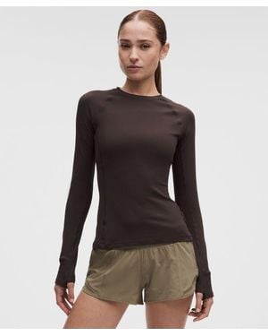 lululemon – It's Rulu Long-Sleeve Shirt – – Size Large - Brown