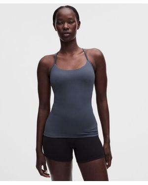 lululemon – Flow Y Tank Top Light Support, B/C Cup – – Size Large - Blue