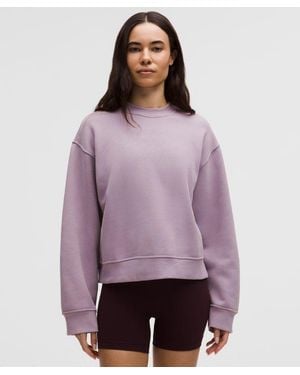 lululemon – Steady State Crew Sweatshirt – /Pastel – Size Large - Purple