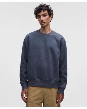 lululemon – Steady State Superloft Crew Sweatshirt – – Size Large - Blue