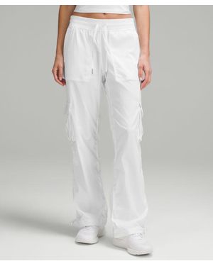 lululemon – Dance Studio Relaxed-Fit Mid-Rise Cargo Trousers – – Size Large - White